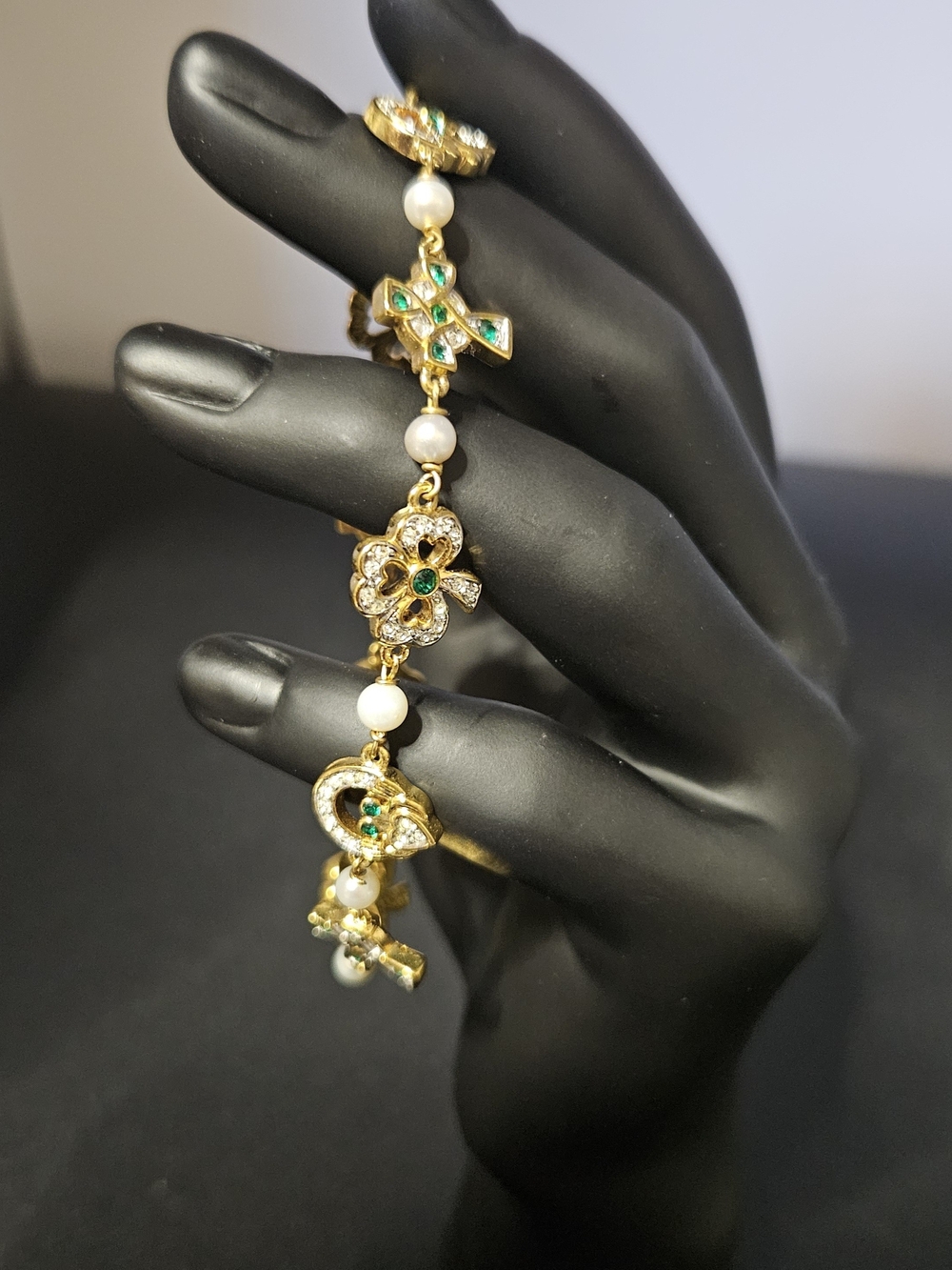 Danbury Mint Irish Blessings Bracelet